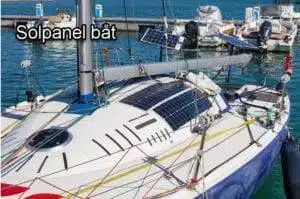solpanel båt